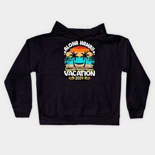 Family Vacation Hawaii 2024 Matching Summer Vacation 2024 Kids Hoodie